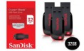 Pen Drive Cruzer Blade 32GB - Sandisk – 1 ano de garantia